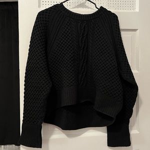 Banana Republic black slouchy sweater